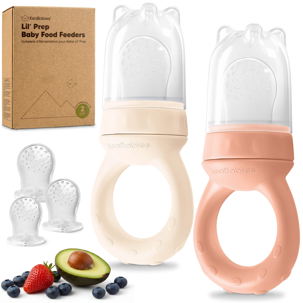 2-Pack Lil’Prep Baby Feeders (Roseate)