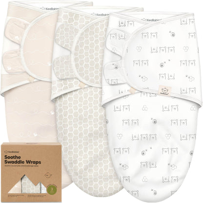 3-Pack Soothe Swaddle Wraps 31248435413178