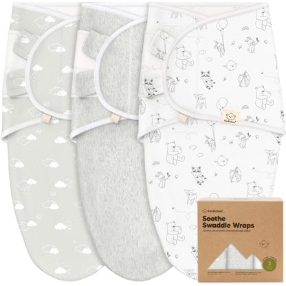 3-Pack Soothe Swaddle Wraps 30864964059322