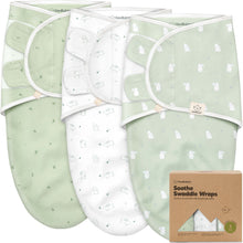 Load image into Gallery viewer, 3-Pack Soothe Swaddle Wraps (Bunnies)

