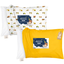 Load image into Gallery viewer, Printed Toddler Pillowcase 13X18" (Construction)
