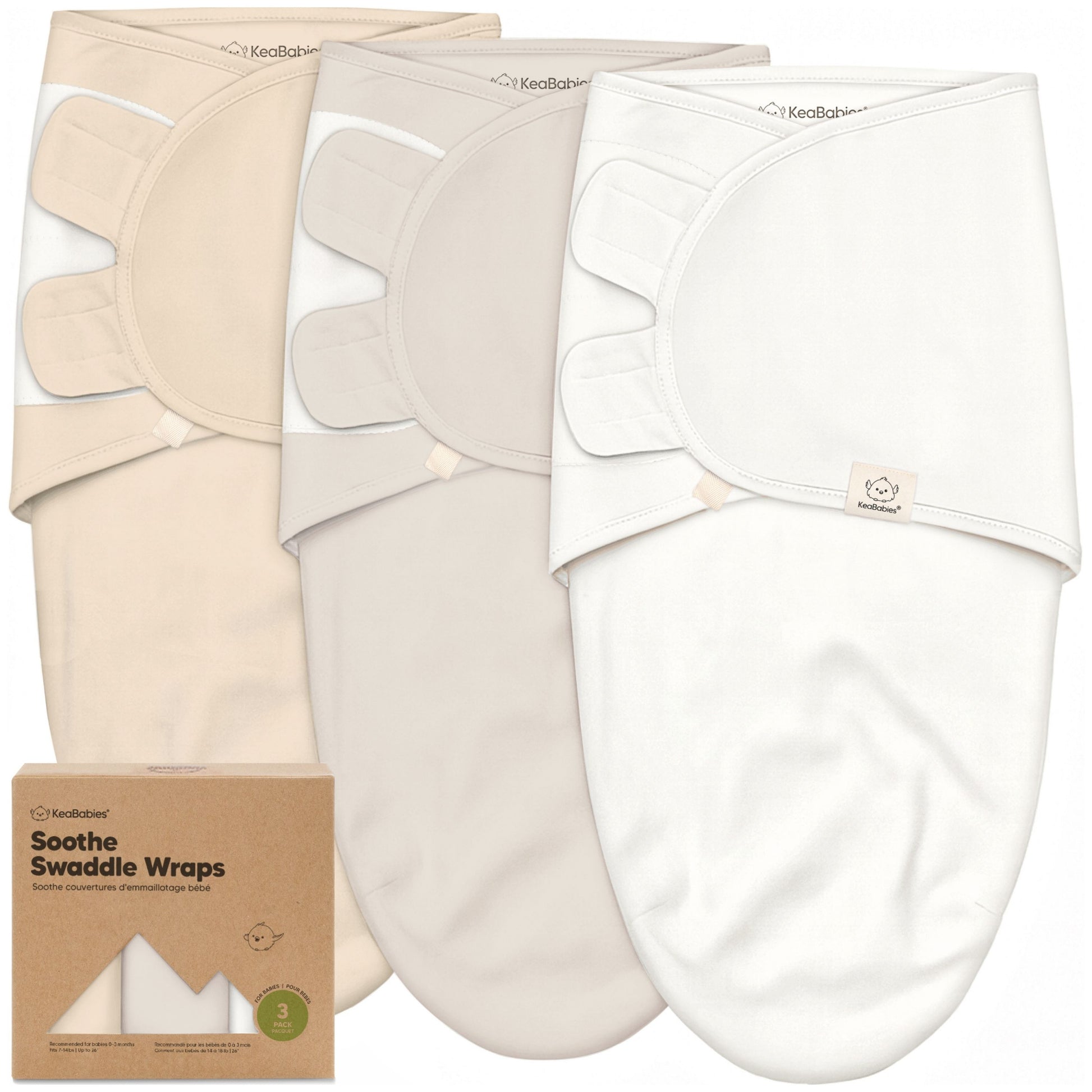 3-Pack Soothe Swaddle Wraps 31147650941114