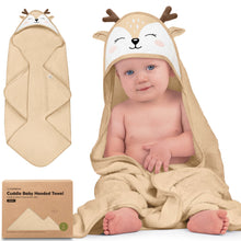 Load image into Gallery viewer, Cuddle Baby Hooded Towel
