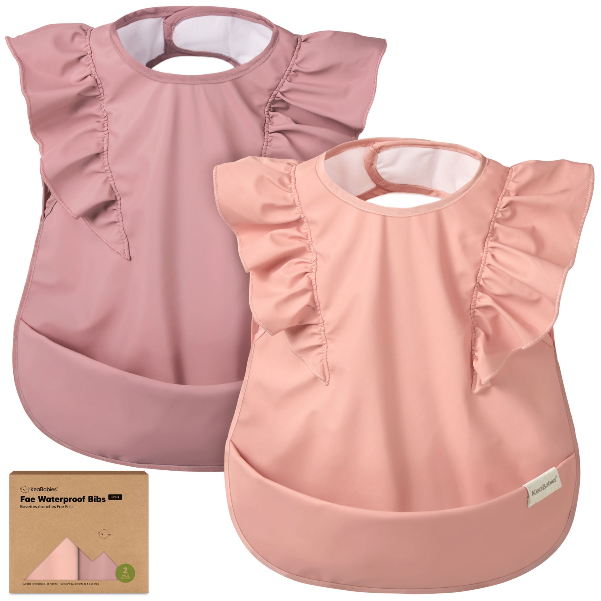 Fae waterproof bibs available in a 2-pack. 31118802157754