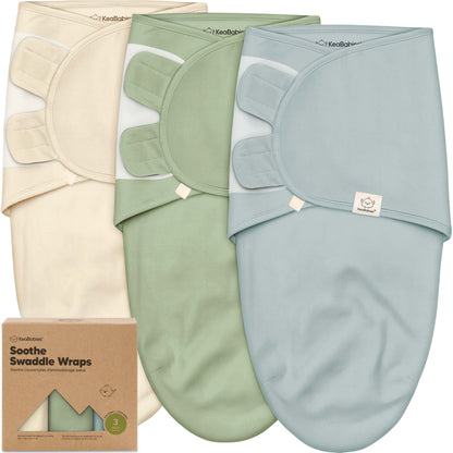 3-Pack Soothe Swaddle Wraps 31424611844282