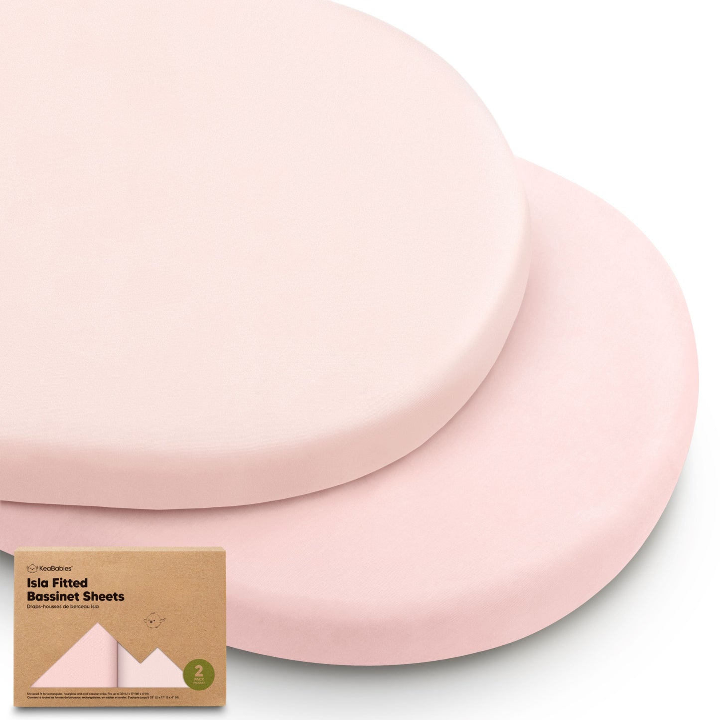 2-Pack Isla Fitted Bassinet Sheets 31665331142842