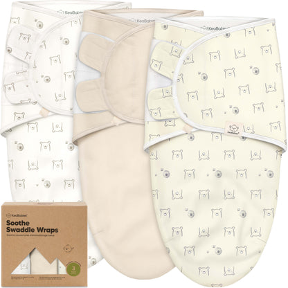 3-Pack Soothe Swaddle Wraps 31739829354682