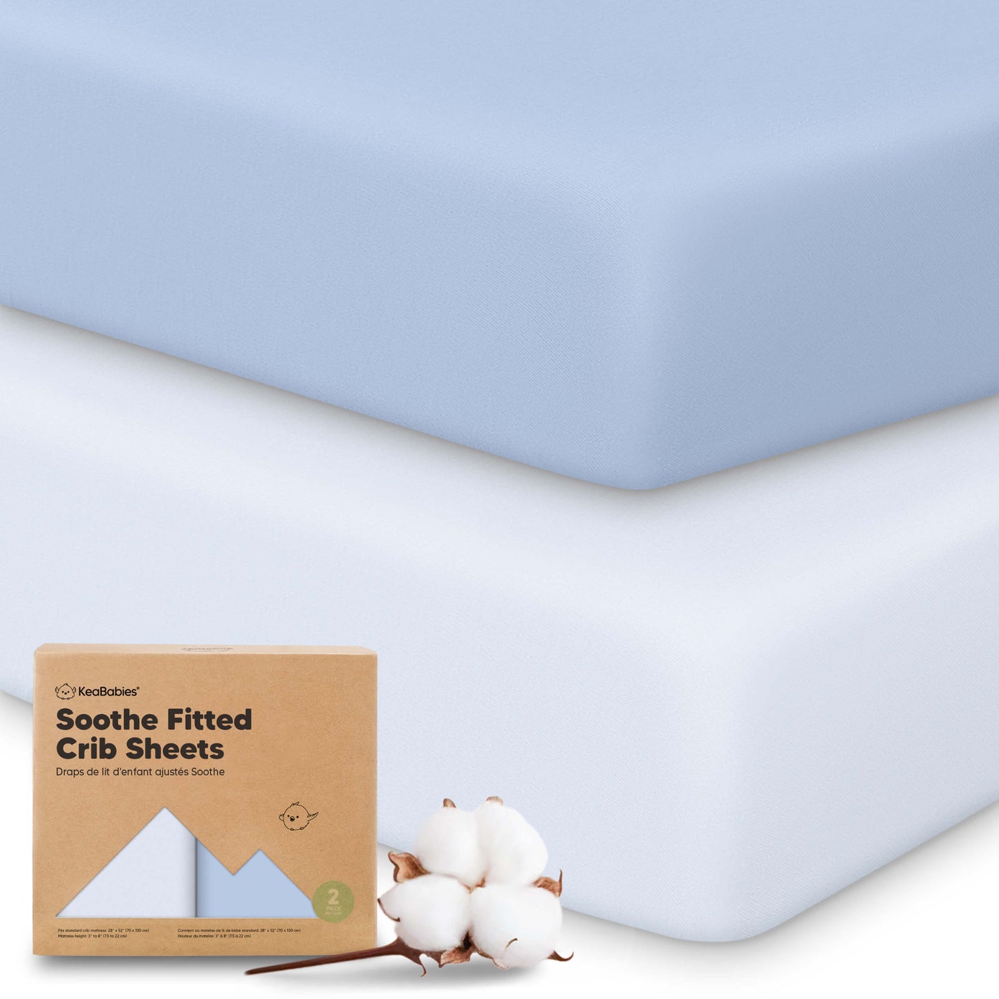 Soothe Fitted Crib Sheet 31353915146426