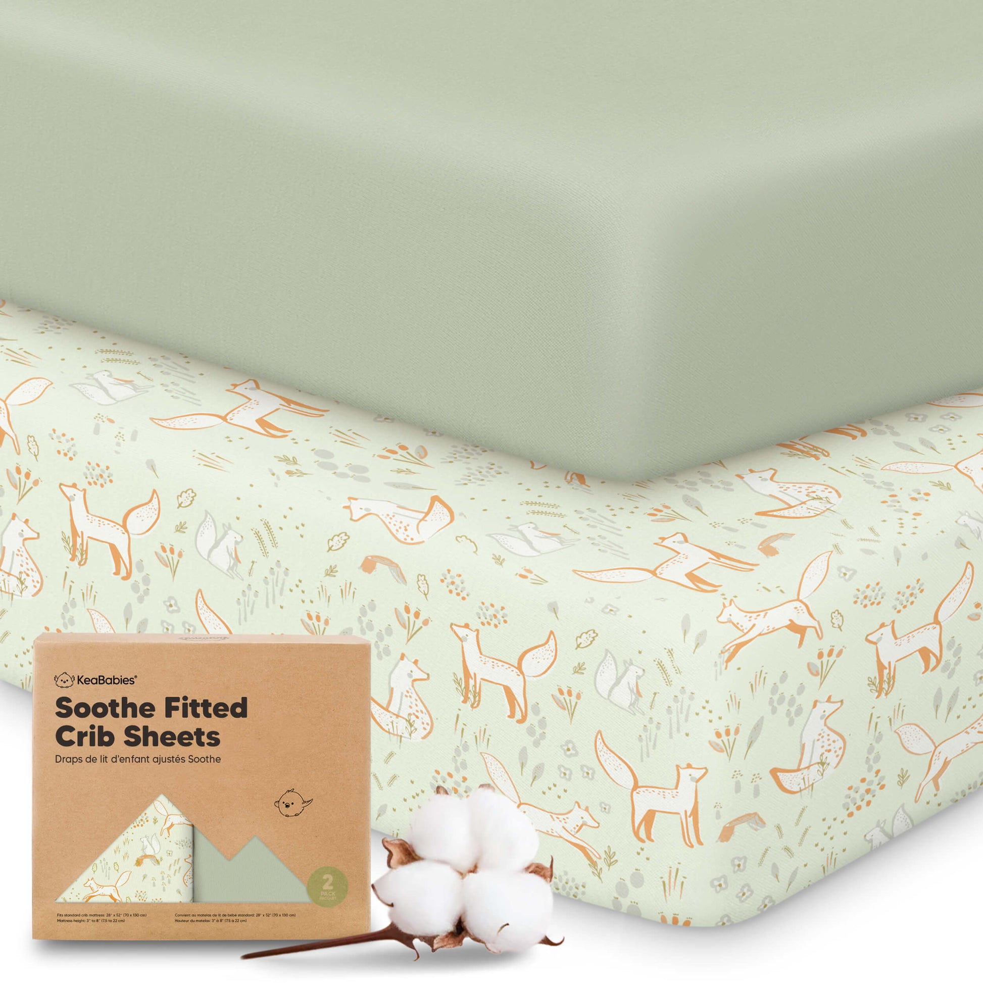 Soothe Fitted Crib Sheet 31354018267322