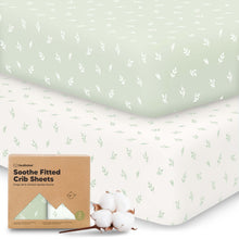 Load image into Gallery viewer, Soothe Fitted Crib Sheet
