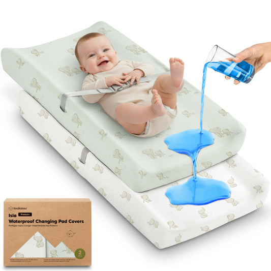 2-Pack Isla [Protect+] Waterproof Changing Pad Covers