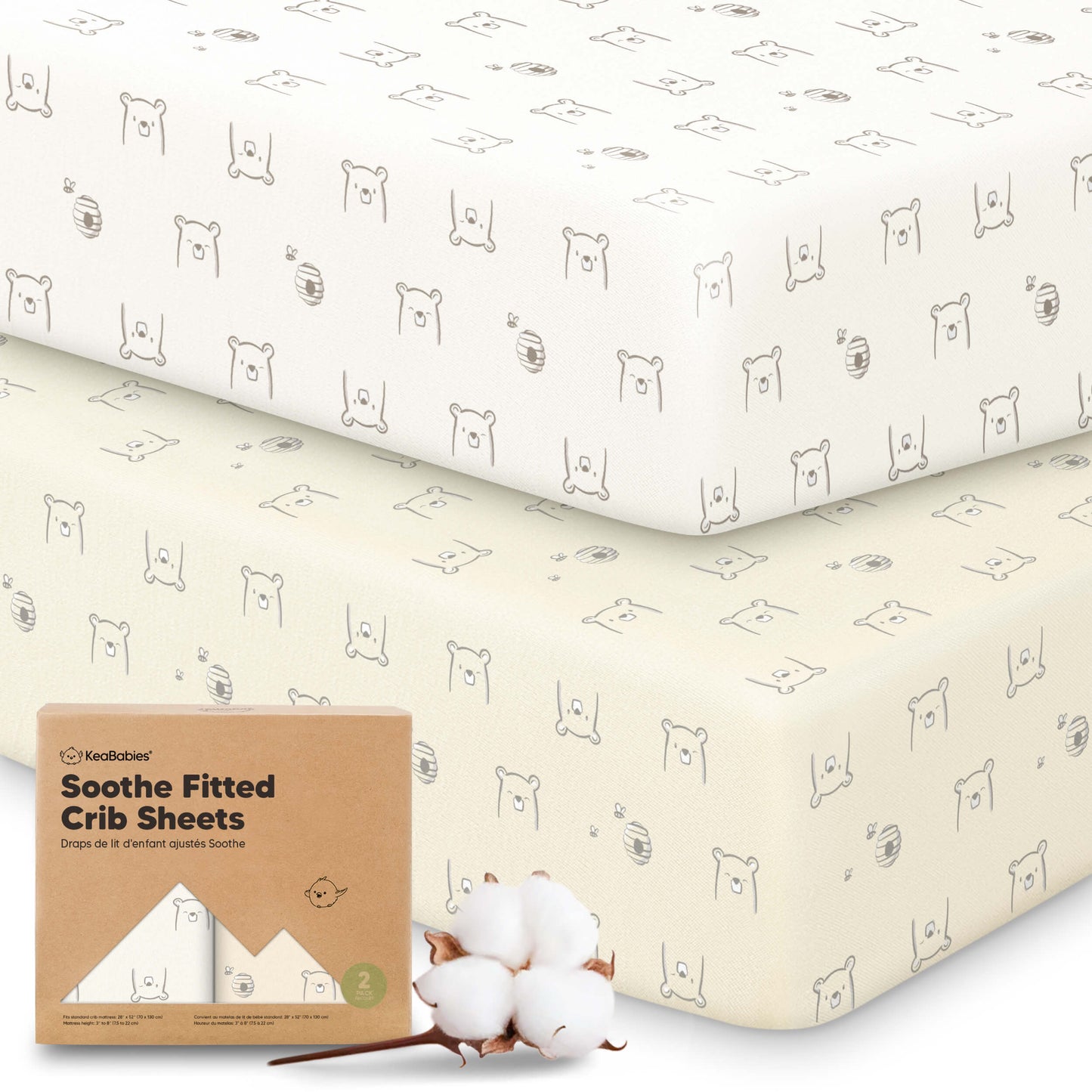 Soothe Fitted Crib Sheet 31353996476602