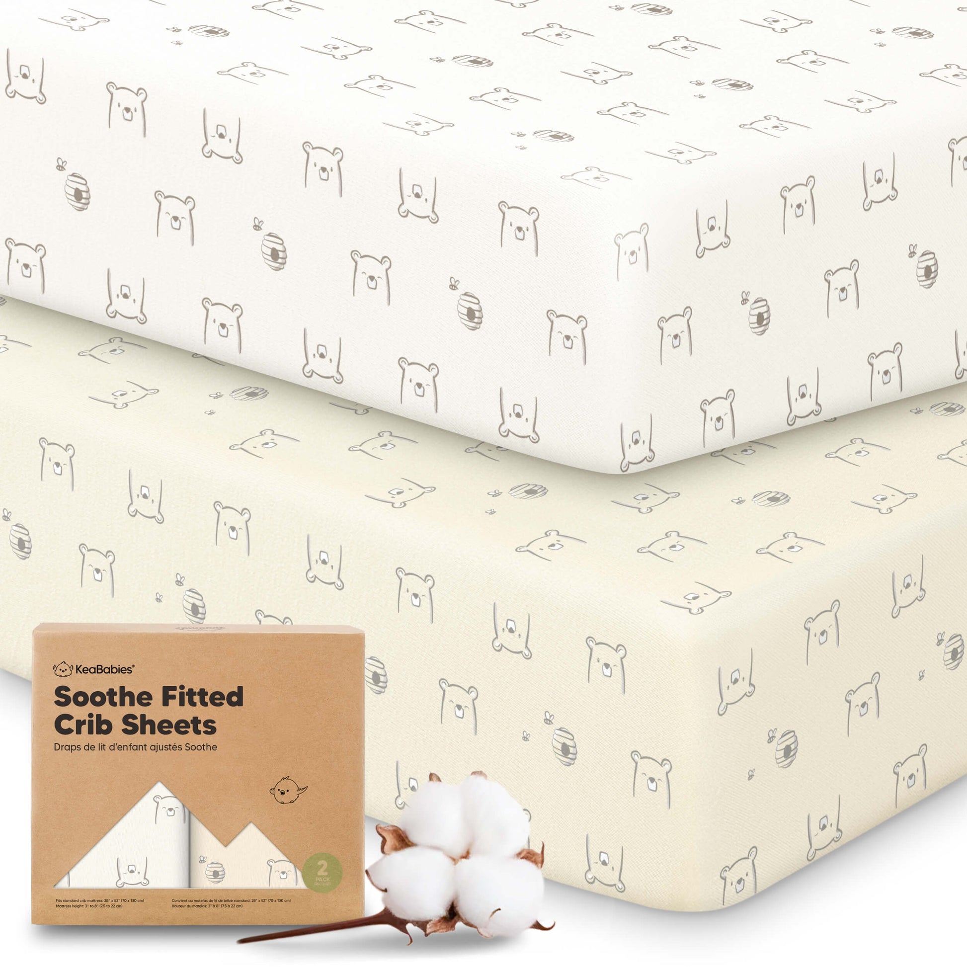 Soothe Fitted Crib Sheet 31353996476602
