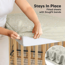 Load image into Gallery viewer, Stays In Place, Fitted sheets with SnugFit bands
