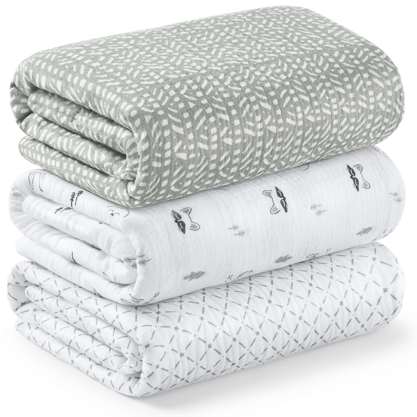 3-Pack Lyra Muslin Swaddle Blankets 31373204684986