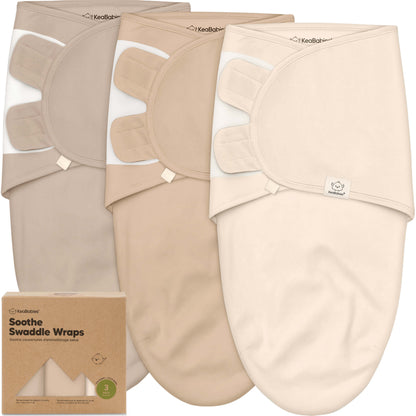3-Pack Soothe Swaddle Wraps 31593429369018
