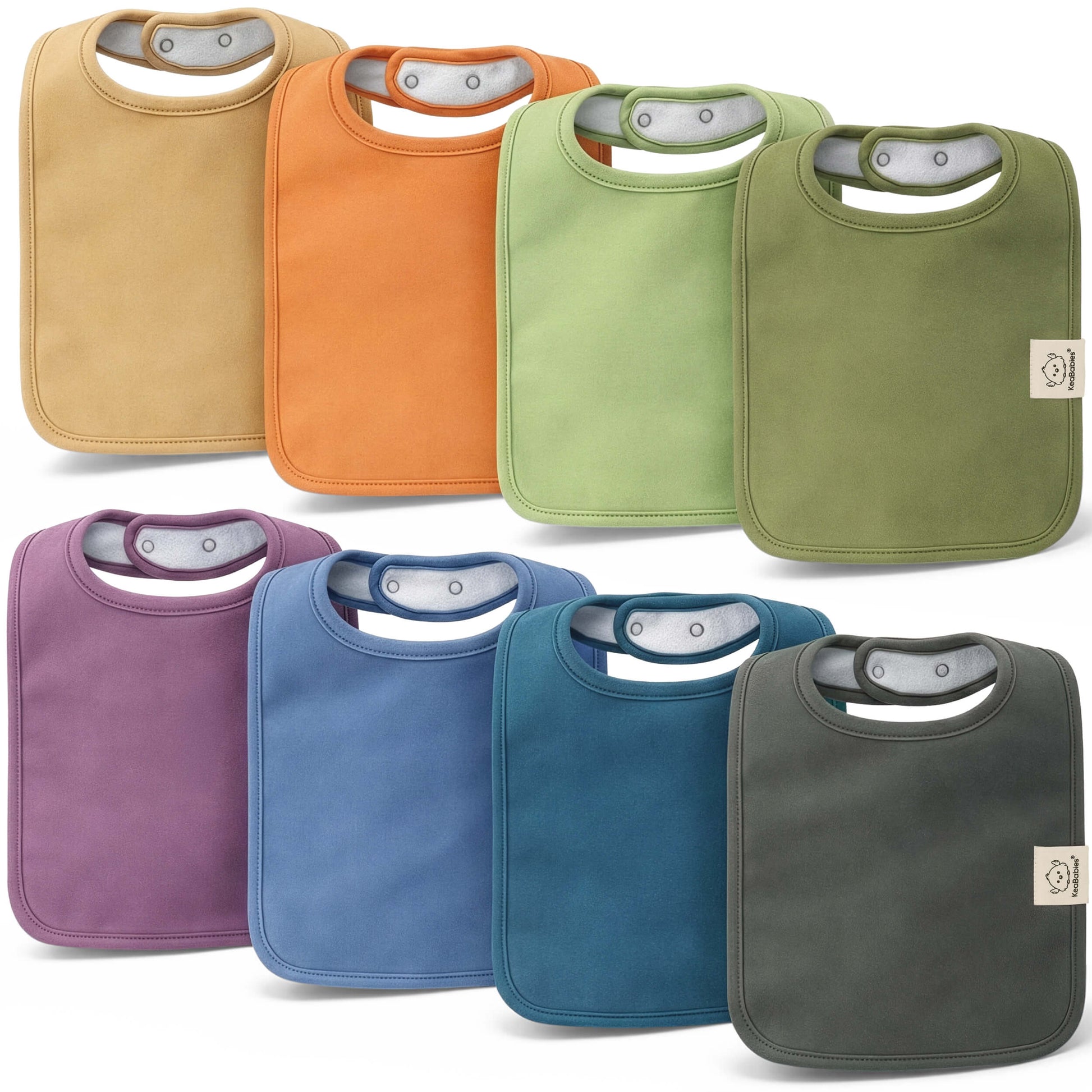 8-Pack Coast Drool Bibs 32528033153210