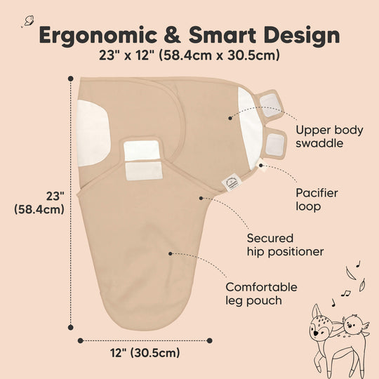 Perfect Baby Shower Gift - Thoughtful, useful & cute (Comes with sustainable kraft gift box)