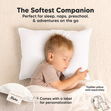 Load image into Gallery viewer, The Softest Companion 
Perfect for sleep, naps, preschool &amp; adventures on the go 
Comes with a label for personalization 
Toddler pillow sold separately 
