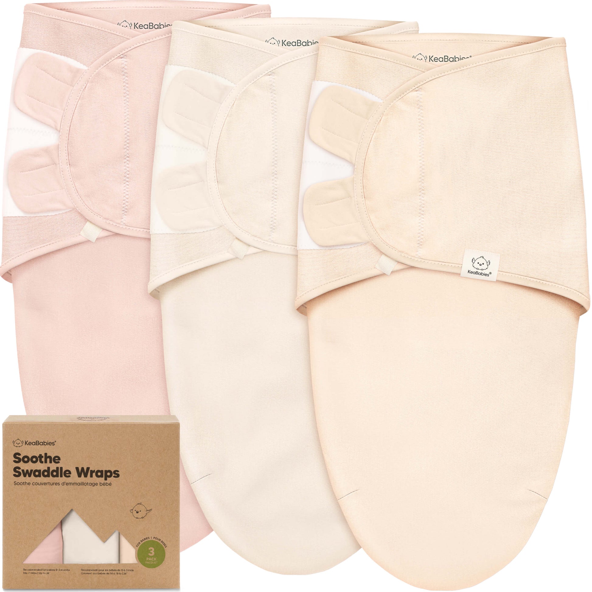 3-Pack Soothe Swaddle Wraps 31739855700154