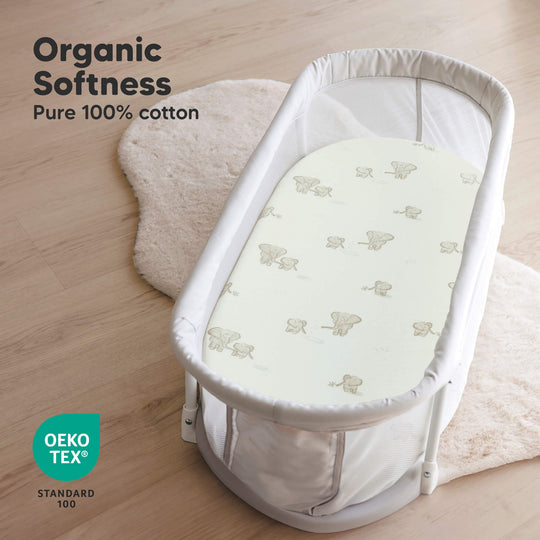 2-Pack Soothe Fitted Bassinet Sheets