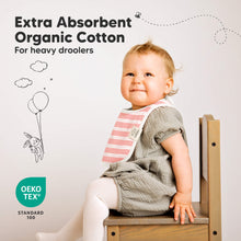 Load image into Gallery viewer, Extra Absorbent Organic Cotton
For heavy droolers, OEKO TEX®
STANDARD 100
