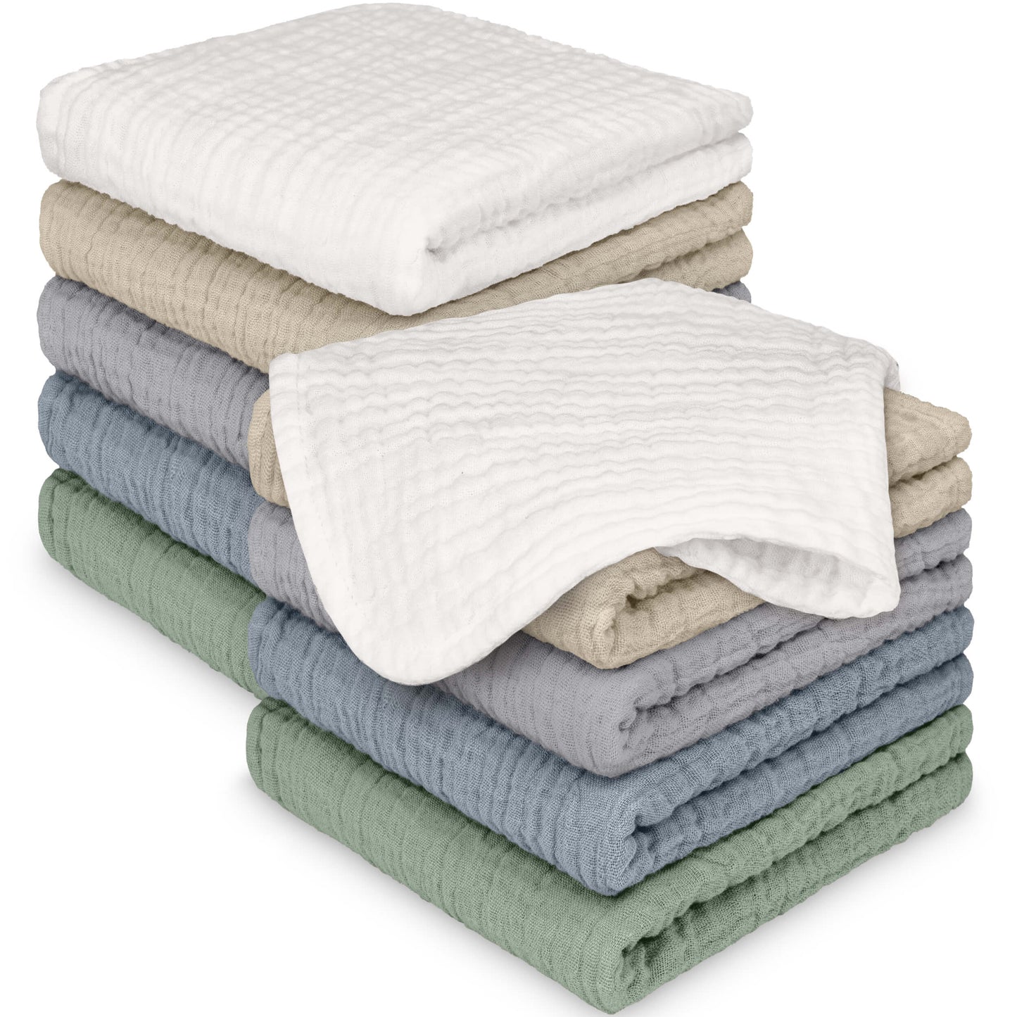 Lyra Muslin Baby Washcloths 31906083766458