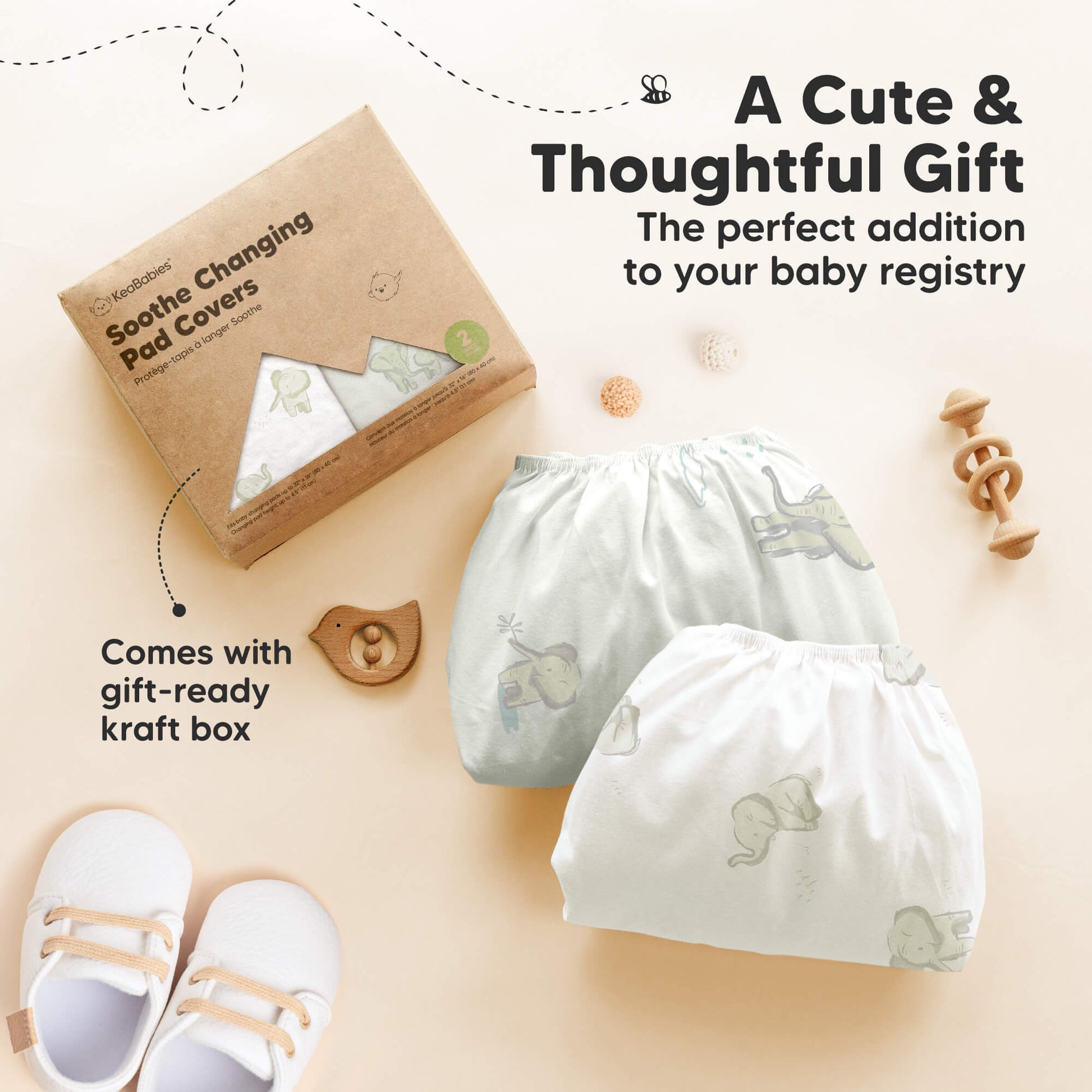 A cute and thoughtful gift - the perfect addition to your baby registry (comes with gift-ready kraft box) 31897881706682