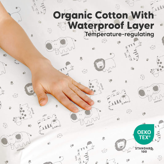 Organic Cotton With Waterproof Layer, Temperature-regulating, OEKO-TEX STANDARD 100-on-hover