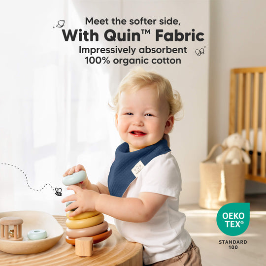 8-Pack Quin Bandana Bibs