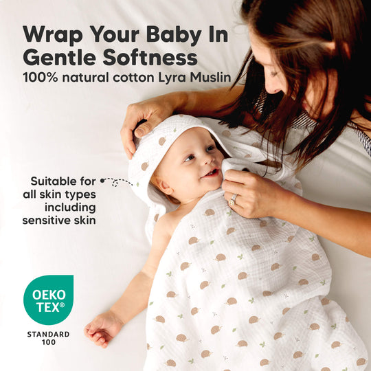 Lyra Muslin Hooded Towel