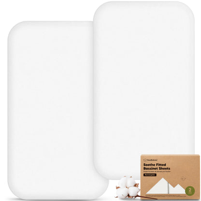 2-Pack Soothe Fitted Bassinet Sheets 32141597868218