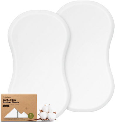 2-Pack Soothe Fitted Bassinet Sheets 32123707523258