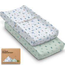 Load image into Gallery viewer, 2-Pack Lyra Muslin Changing Pad Covers

