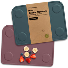 Load image into Gallery viewer, 2-Pack Prep Silicone Placemats

