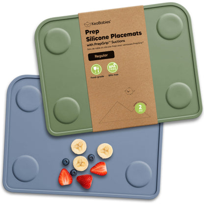 2-Pack Prep Silicone Placemats