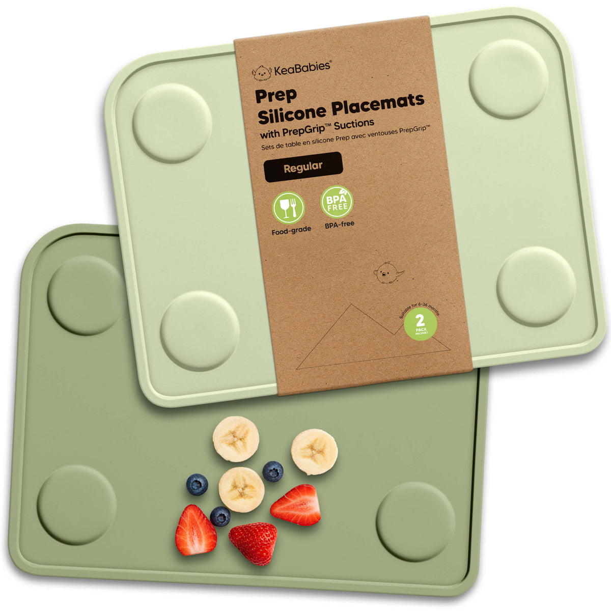 2-Pack Prep Silicone Placemats 46422096445626