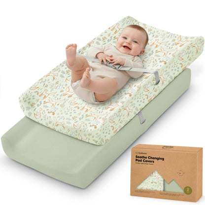2-Pack Soothe Changing Pad Covers 32255087313082