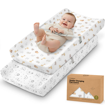 2-Pack Soothe Changing Pad Covers 32255094194362