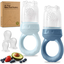 Load image into Gallery viewer, 2-Pack Lil’ Prep Baby Food Feeders
