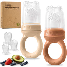 Load image into Gallery viewer, 2-Pack Lil’ Prep Baby Food Feeders
