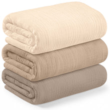 Load image into Gallery viewer, 3-Pack Lyra Muslin Swaddle Blankets
