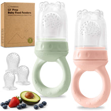 Load image into Gallery viewer, 2-Pack Lil’ Prep Baby Food Feeders
