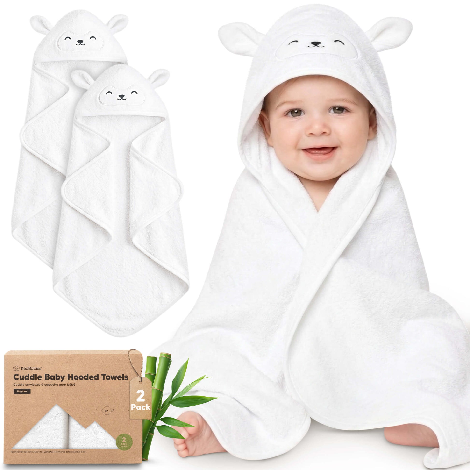 Cuddle Baby Hooded Towel 33128734294202
