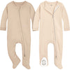 Ecru / 2-Pack M (3-6M)