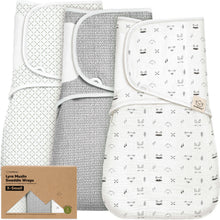 Load image into Gallery viewer, 3-Pack Lyra Muslin Swaddle Wraps
