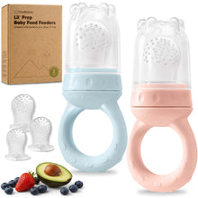Load image into Gallery viewer, 2-Pack Lil’ Prep Baby Food Feeders
