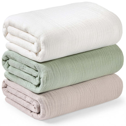 3-Pack Lyra Muslin Swaddle Blankets 32787428442298