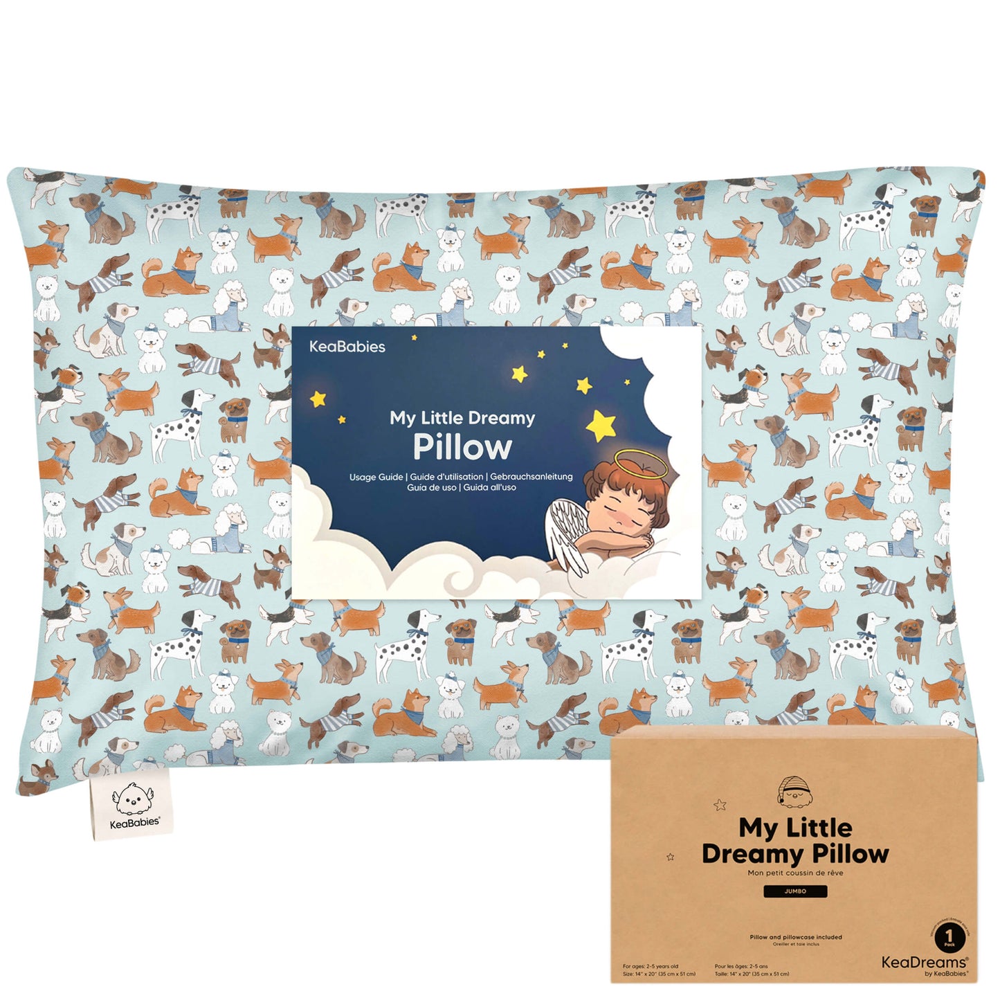 Jumbo Toddler Pillow with Pillowcase 33717263532218