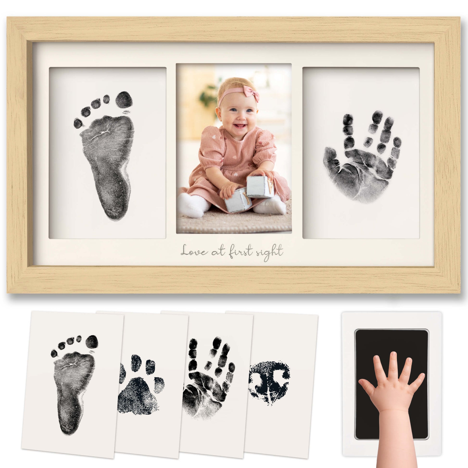 Duo Clean Touch Inkless Hand & Footprint Frame Kit 32974085226682